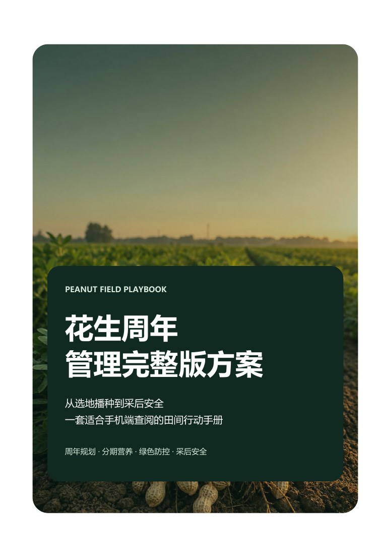花生周年管理完整版方案封面