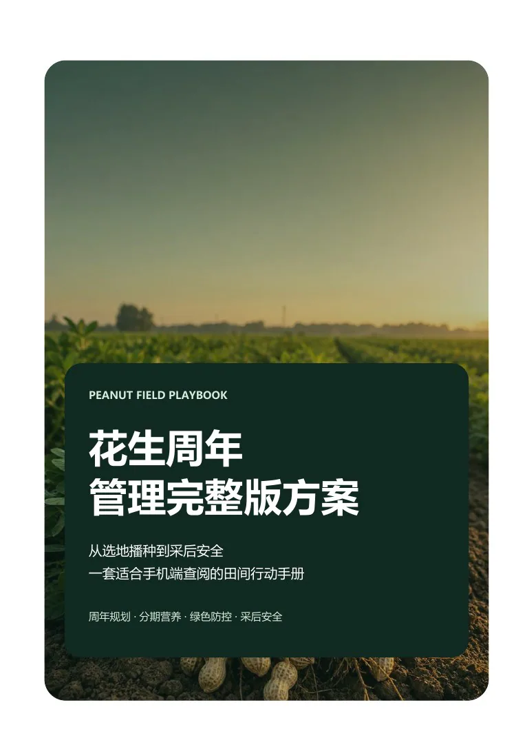 花生周年管理完整版方案封面